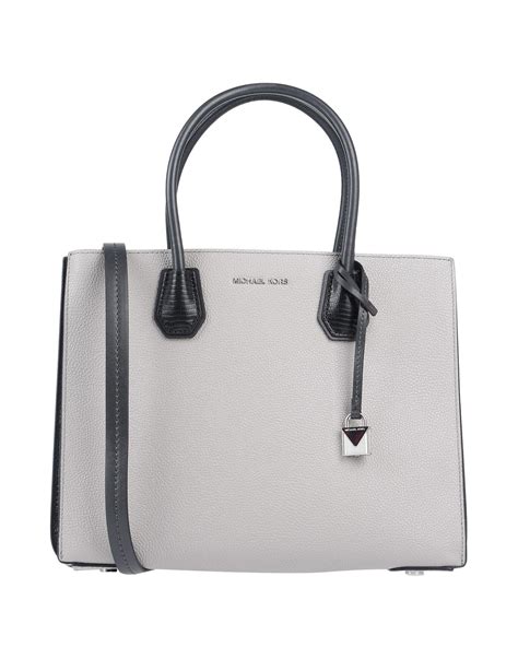 bolso michael kors gris|michael kors leather tote.